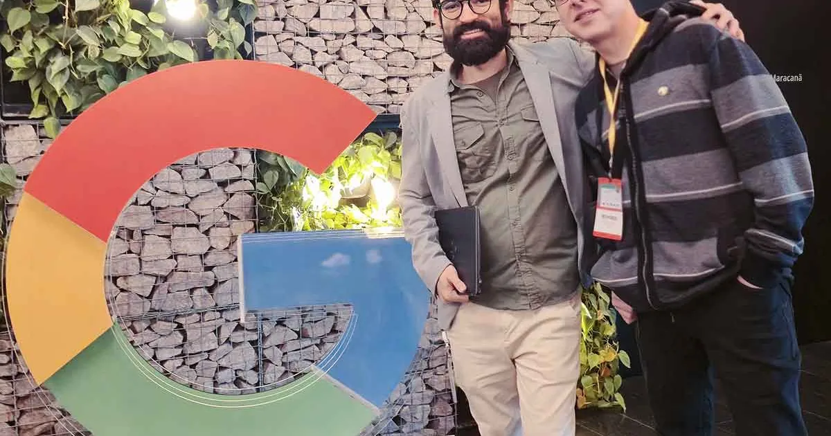 Ricardo Staut ao lado de Edson Sousa Jr., Head de LeadGeneration Business do Google